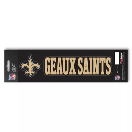 Fanmats New Orleans Saints Team Slogan Sticker Vehicle Emblems & Decals