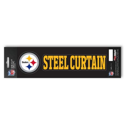 Fanmats Pittsburgh Steelers Team Slogan Decal