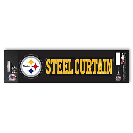 Fanmats Pittsburgh Steelers Team Slogan Decal