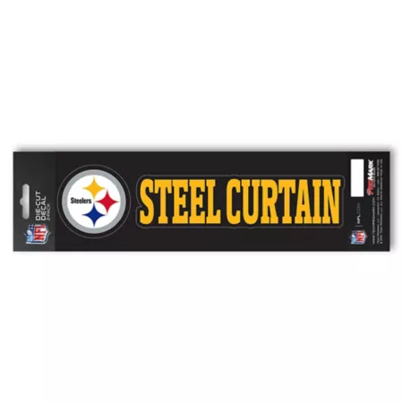 Fanmats Pittsburgh Steelers Team Slogan Decal Vehicle Emblems & Decals