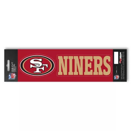 Fanmats San Francisco 49ers Team Slogan Sticker Vehicle Emblems & Decals