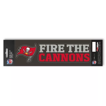 Fanmats Tampa Bay Buccaneers Team Slogan Decal 61396 Vehicle Emblems & Decals