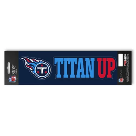 Fanmats Tennessee Titans Team Slogan Decal Vehicle Emblems & Decals