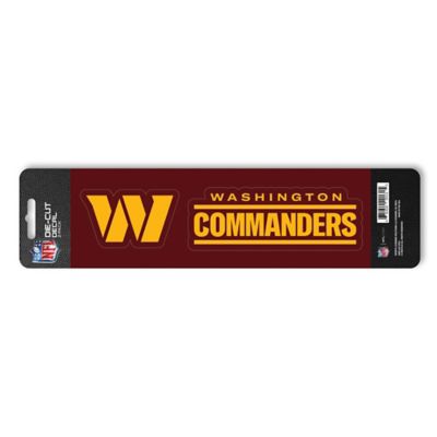 Fanmats Washington Commanders Team Slogan Decal