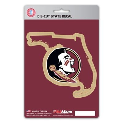 Fanmats Florida State Seminoles State Shaped Decal, 61326