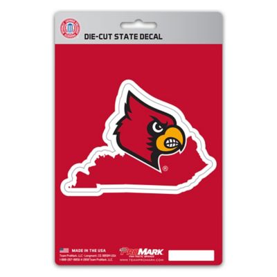 Fanmats Louisville Cardinals State Shaped Decal