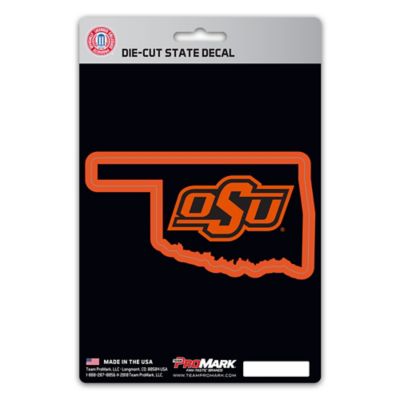 Fanmats Oklahoma State Cowboys State Shaped Decal, 61348