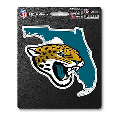 Fanmats Jacksonville Jaguars State Shaped Decal