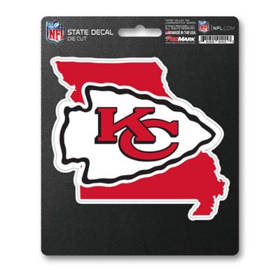 Fanmats Kansas City Chiefs State Shaped Decal