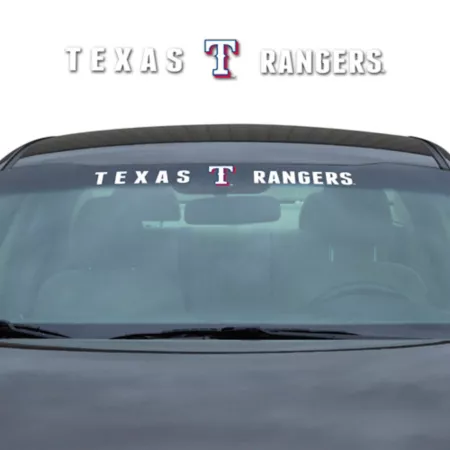 Fanmats Texas Rangers Windshield Decal Vehicle Emblems & Decals