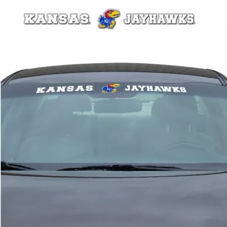 Fanmats Kansas Jayhawks Windshield Decal Vehicle Emblems & Decals