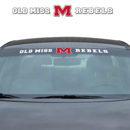 Fanmats Ole Miss Rebels Windshield Decal Vehicle Emblems & Decals