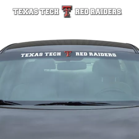 Fanmats Texas Tech Red Raiders Windshield Decal Vehicle Emblems & Decals