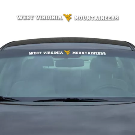 Fanmats West Virginia Mountaineers Windshield Decal Vehicle Emblems & Decals