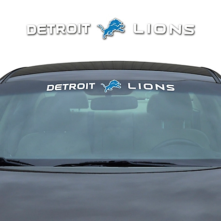 Fanmats Detroit Lions Windshield Decal