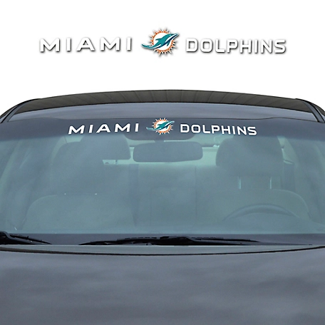 Fanmats Miami Dolphins Windshield Decal