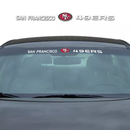 Fanmats San Francisco 49ers Windshield Decal Vehicle Emblems & Decals