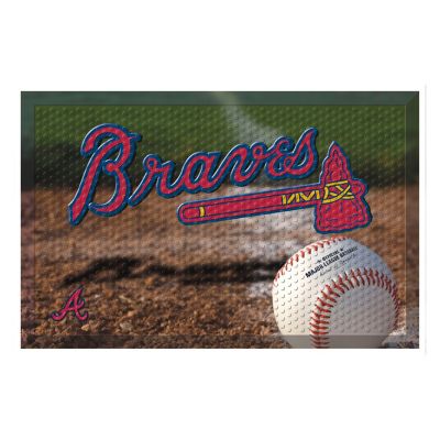 Fanmats Atlanta Braves Scraper Mat