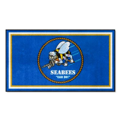 Fanmats U.S. Navy Seabees Rug, 3 ft. x 5 ft.