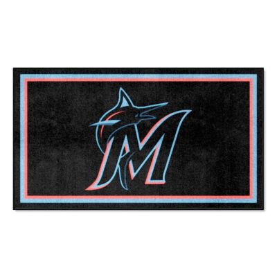 Fanmats Miami Marlins Rug, 3 ft. x 5 ft., 19809