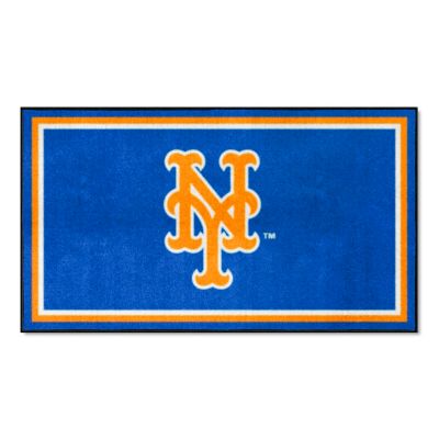 Fanmats New York Mets NY Logo Nylon Rug, 3 ft. x 5 ft.