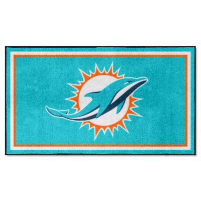 Fanmats Miami Dolphins Rug, 3 ft. x 5 ft., 19874