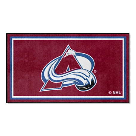 Fanmats Colorado Avalanche Rug, 3 ft. x 5 ft.