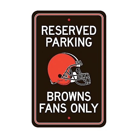 Fanmats Cleveland Browns Parking Sign