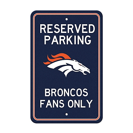 Fanmats Denver Broncos Parking Sign