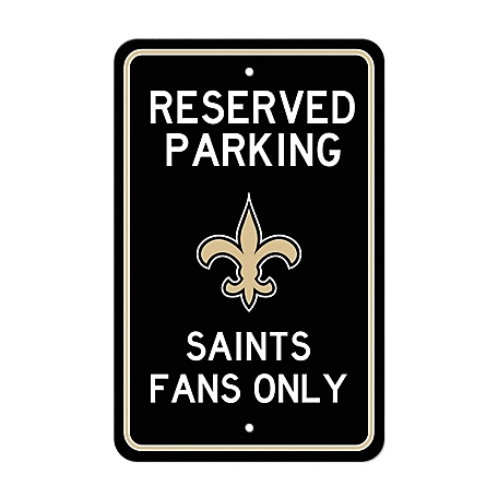 Fanmats New Orleans Saints Parking Sign