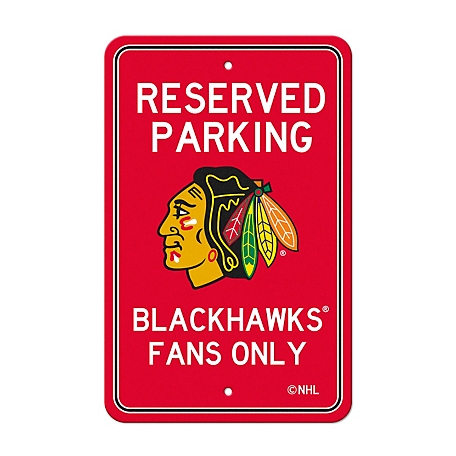 Fanmats Chicago Blackhawks Parking Sign