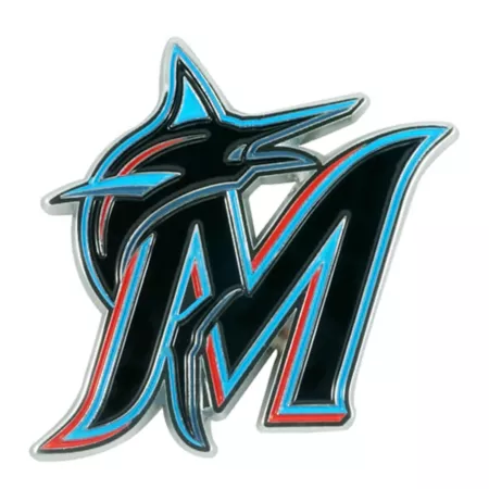 Fanmats Miami Marlins Color Emblem Vehicle Emblems & Decals