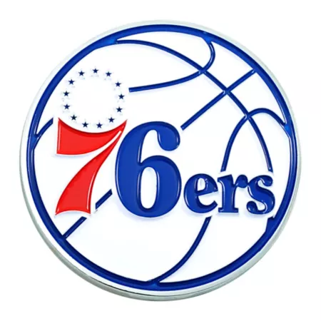 Fanmats Philadelphia 76ers Color Emblem Vehicle Emblems & Decals