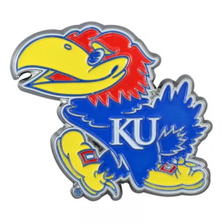 Fanmats Kansas Jayhawks Color Emblem Vehicle Emblems & Decals