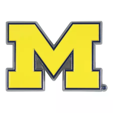 Fanmats Michigan Wolverines Emblem Color Vehicle Emblems & Decals