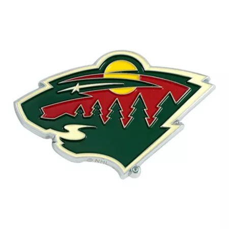 Fanmats Minnesota Wild Color Emblem Vehicle Emblems & Decals