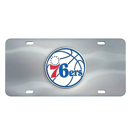 Fanmats Philadelphia 76ers Diecast License Plate