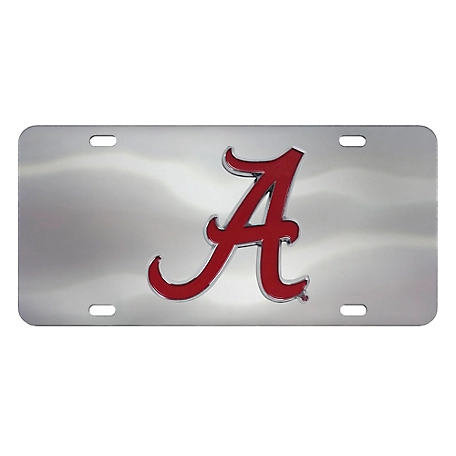 Fanmats Alabama Crimson Tide Diecast License Plate