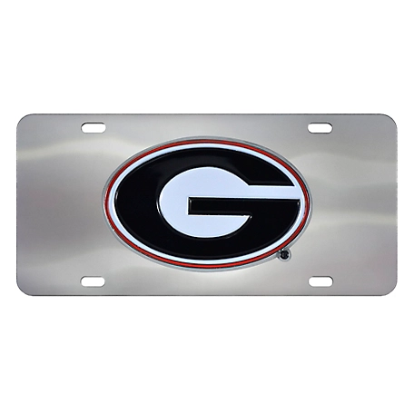 Fanmats Georgia Bulldogs Diecast License Plate