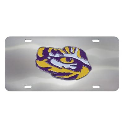 Fanmats LSU Tigers Diecast License Plate