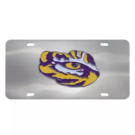 Fanmats LSU Tigers Diecast License Plate Truck Bumpers