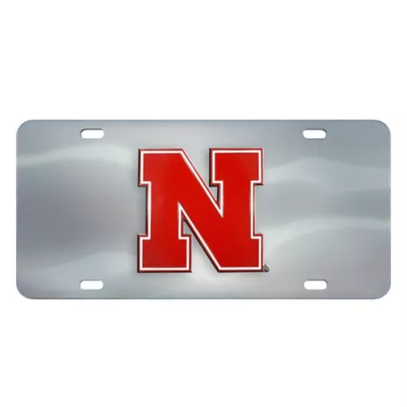 Fanmats Nebraska Cornhuskers Diecast License Plate Truck Bumpers