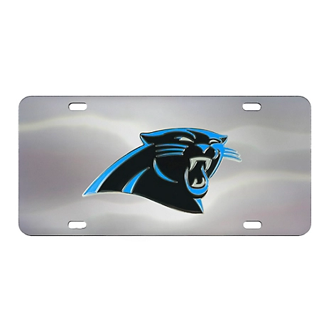 Fanmats Carolina Panthers Diecast License Plate