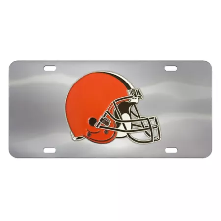 Fanmats Cleveland Browns Diecast License Plate Truck Bumpers