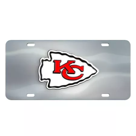 Fanmats Kansas City Chiefs Diecast License Plate Truck Bumpers