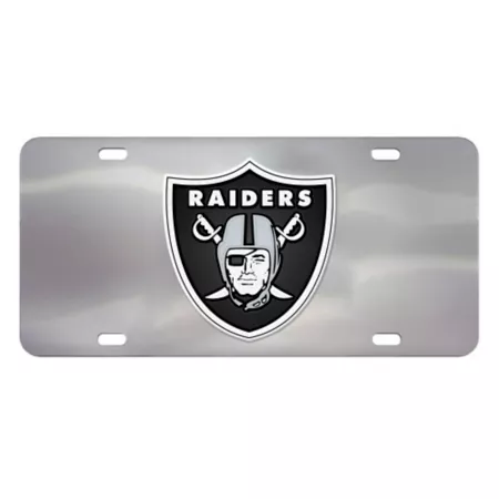 Fanmats Las Vegas Raiders Diecast License Plate Truck Bumpers