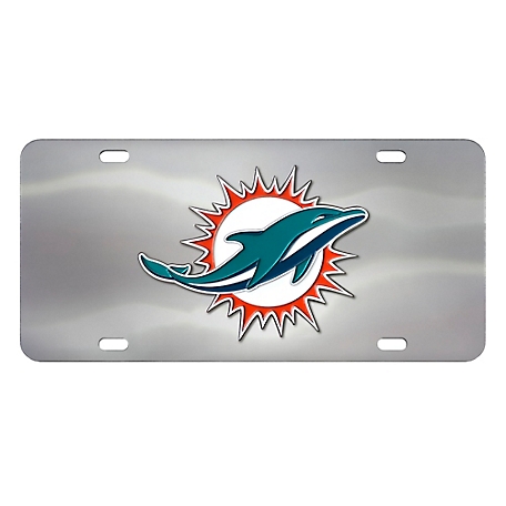 Fanmats Miami Dolphins Diecast License Plate