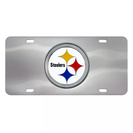 Fanmats Pittsburgh Steelers Diecast License Plate Truck Bumpers