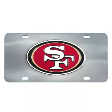 Fanmats San Francisco 49ers Diecast License Plate Truck Bumpers