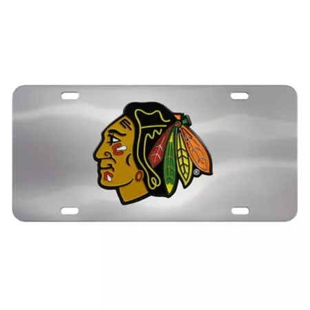 Fanmats Chicago Blackhawks Diecast License Plate Truck Bumpers